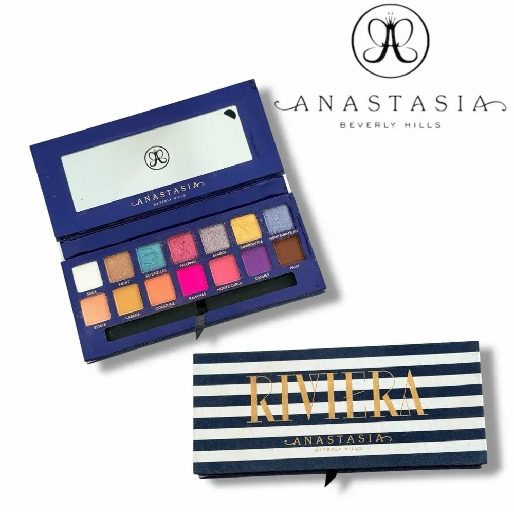 Anastasia Beverly Hills Three Eyeshadow Pallets - Riviera, Prism & Carli Bybel